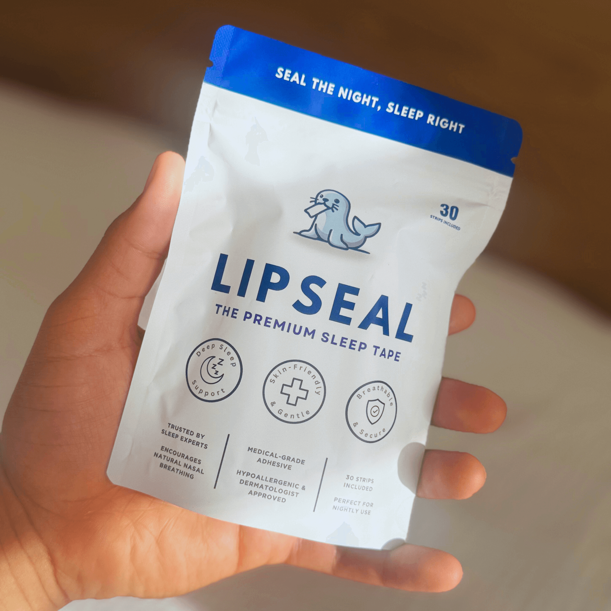 LipSeal™ – NZ’s Premium Mouth Tape for Snoring Relief & Better Sleep